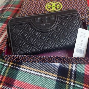 Tory Burch leather wallet